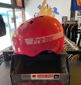 PRO-TEC Classic Skate Helmet - Translucent Pink Retro - XLRG