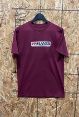 Mehrathon I Love Slayer T Shirt - Burgundy - XXL