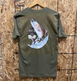 Sector 9 Tackle T Shirt - Army Green - MED