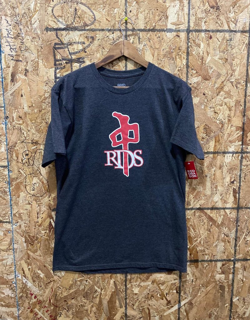 RDS OG T Shirt - Dark Grey/Red - MED