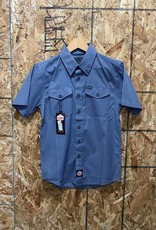 Dixxon Workforce S/S Shirt - Blue-Grey Striped - XXXL