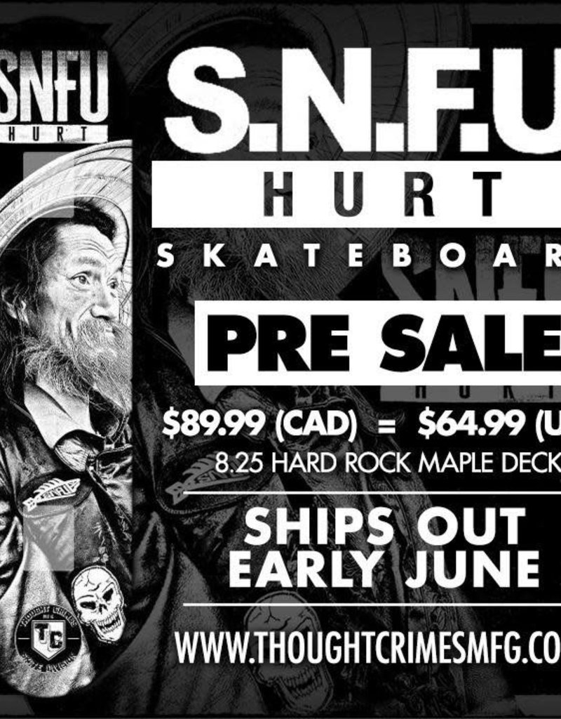 SNFU Hurt Skateboard 8.25