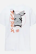 Santa Cruz Pokemon Pikachu T shirts (White)