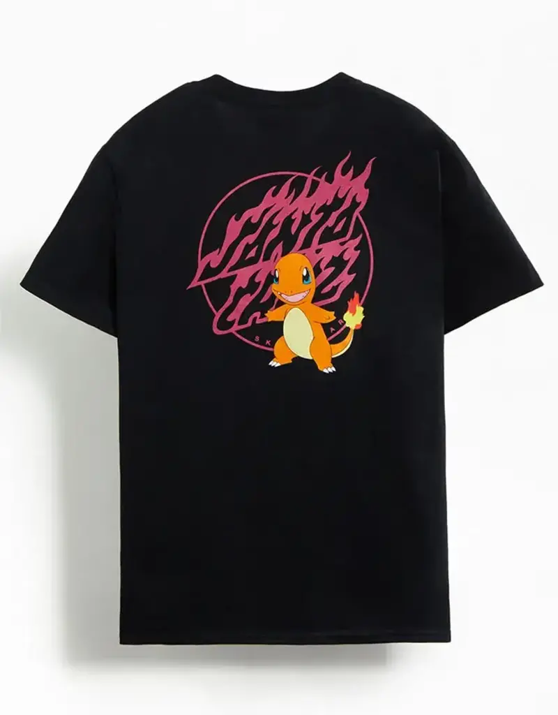 Santa Cruz Pokemon Pikachu (Youth Shirts )(Black)