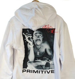 Primitive Tupac Smoke Hoodie(White)