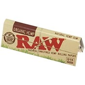 RAW RAW ORGANIC 1.25" ROLLING PAPERS - 50 PACK
