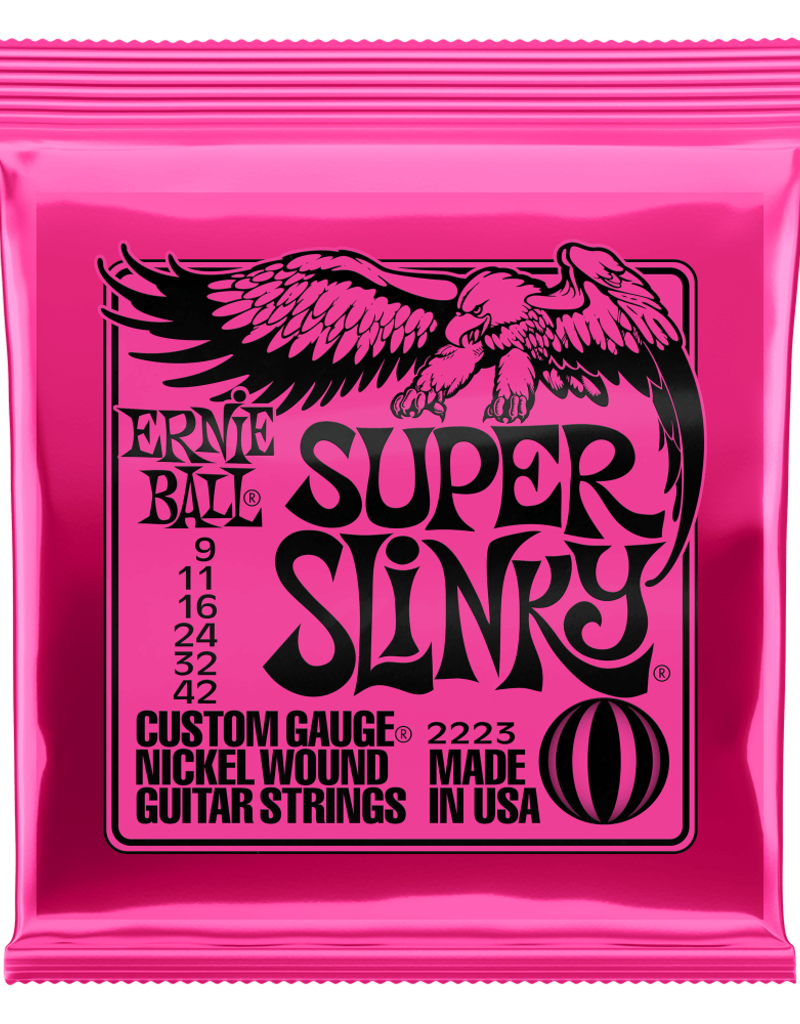 Ernie Ball Ernie Ball 2223 Super Slinky Nickel Wound Electric Guitar Strings - .009-.042