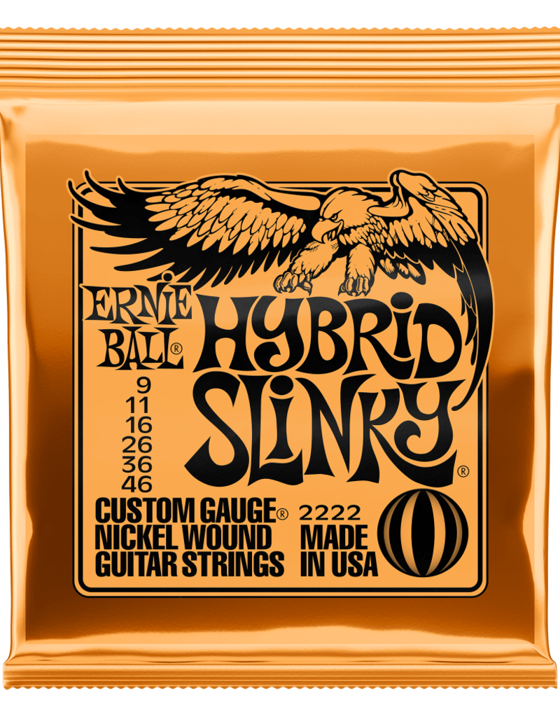 Ernie Ball Ernie Ball 2222 Hybrid Slinky Nickel Wound Electric Guitar Strings - .009-.046