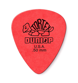 Dunlop Dunlop 418P.50 Tortex Standard .50mm Red Guitar Picks 12-Pack