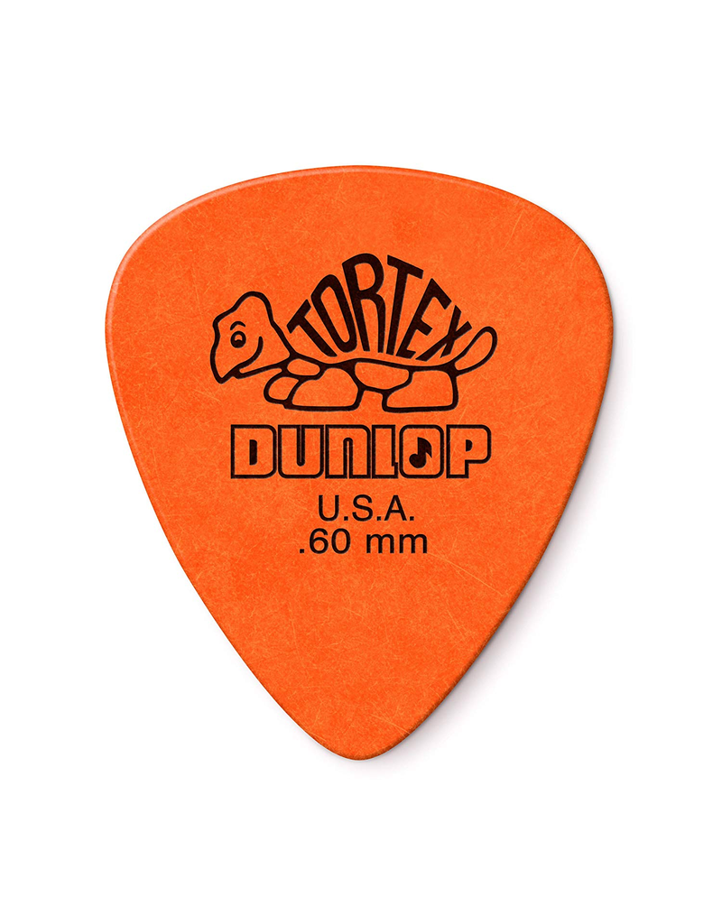 Dunlop Dunlop 418P.60 Tortex Standard .60mm Orange Guitar Picks 12-Pack