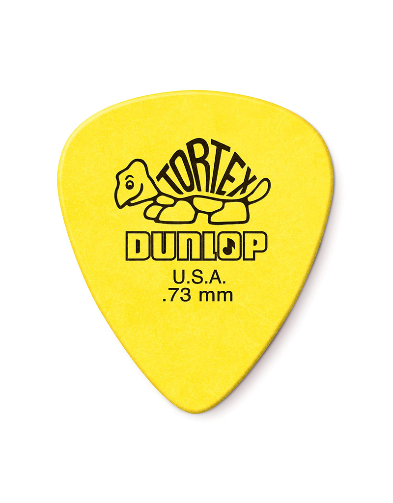 Dunlop Dunlop 418P.73 Tortex Standard .73mm Yellow Guitar Picks 12-Pack