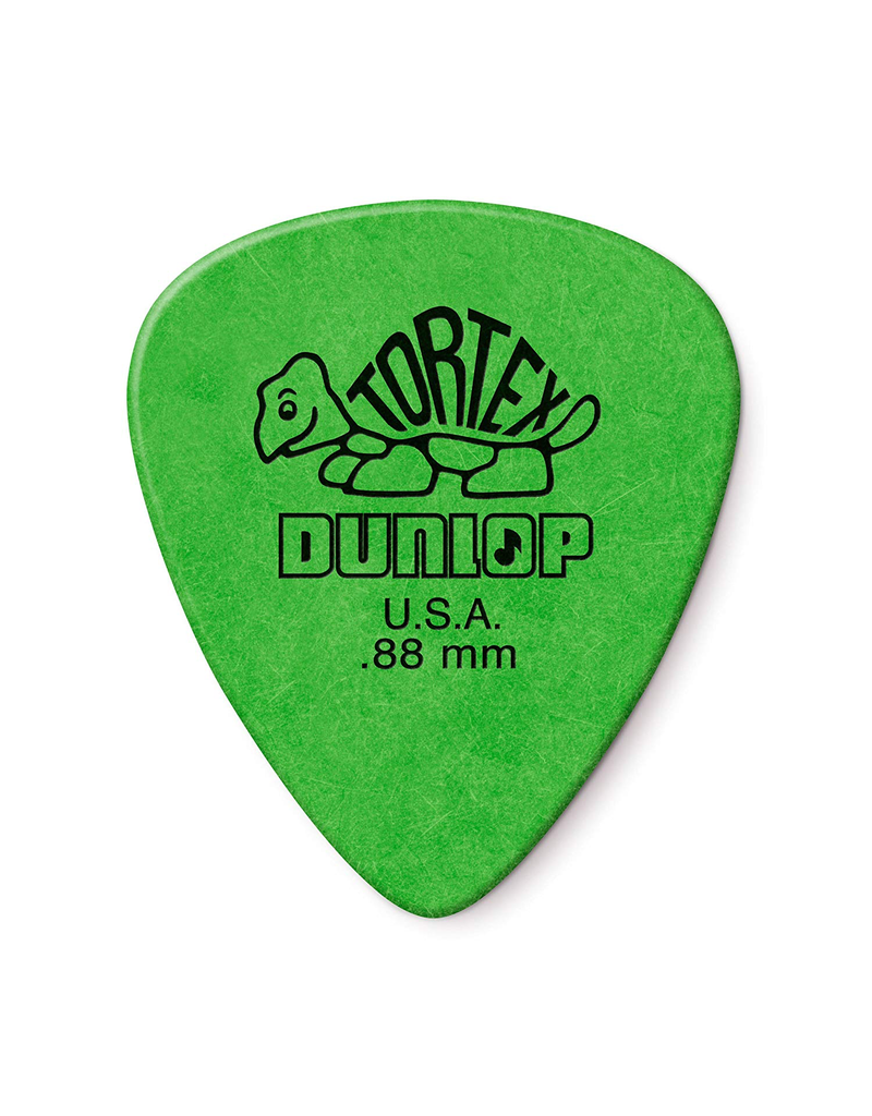 Dunlop Dunlop 418P.88 Tortex Standard .88mm Green Guitar Picks 12-Pack
