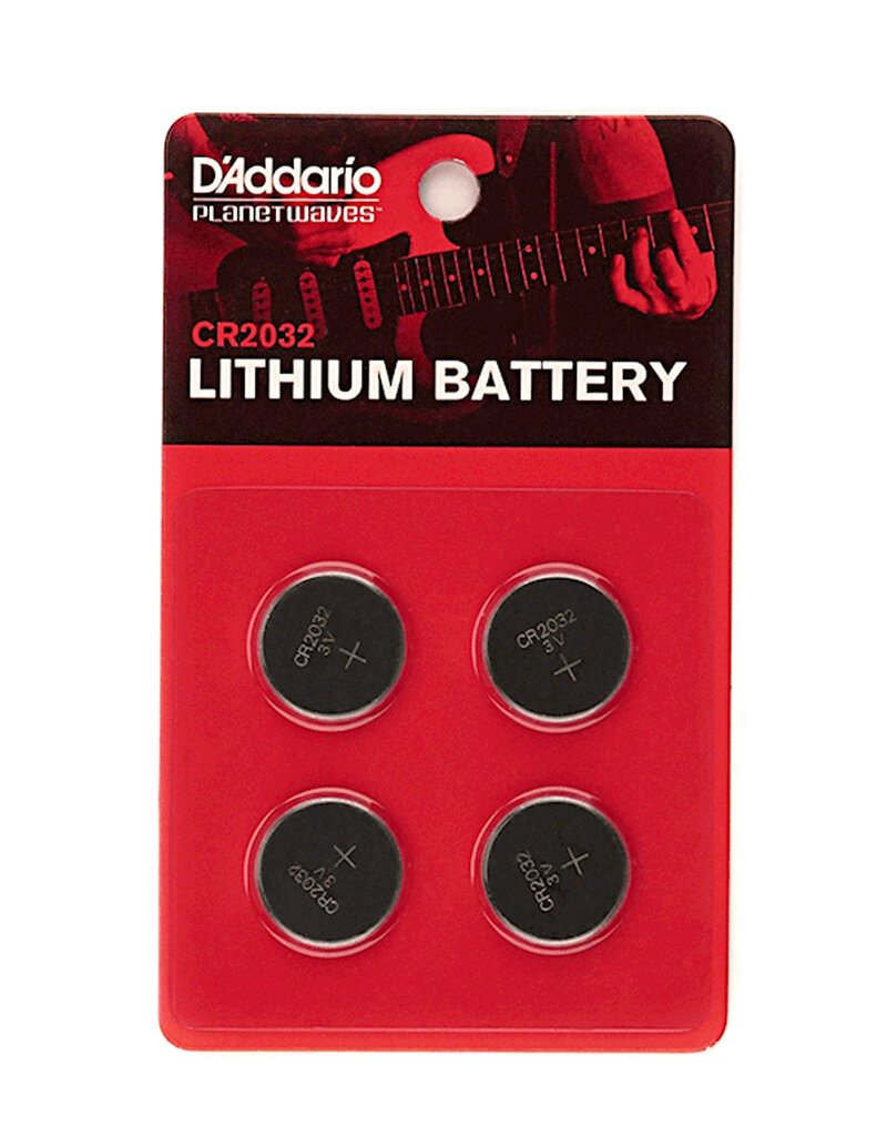 D'Addario D'Addario PW-CR2032-04 CR2032 Battery 4-pack