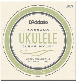 D'Addario D'Addario EJ65S Pro-Arte Custom Extruded Ukulele Strings - .024-.034 Soprano