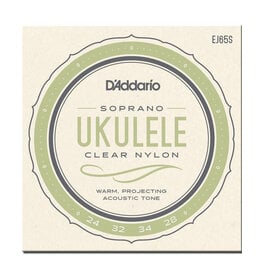 D'Addario D'Addario EJ65S Pro-Arte Custom Extruded Ukulele Strings - .024-.034 Soprano