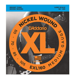 D'Addario D'Addario EXL160 Medium Nickel Wound Long Scale Bass Strings - .050-.105