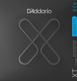 D'Addario D'Addario XTABR1253 XT 80/20 Bronze Acoustic Guitar Strings -.012-.053 Light
