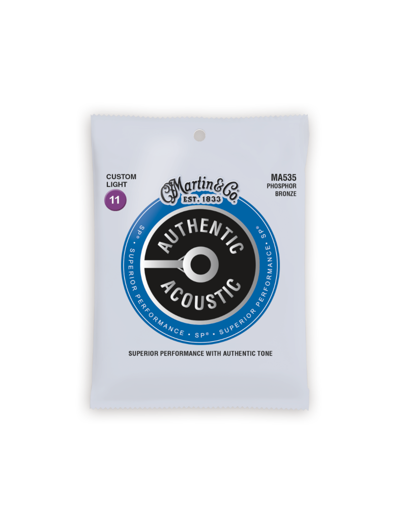 Martin Martin Authentic Acoustic Strings, CustomLight, 92/8 MA535