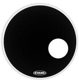 Evans Evans EQ3 RESO BLACK 24" Smooth Black Bass Drumhead
