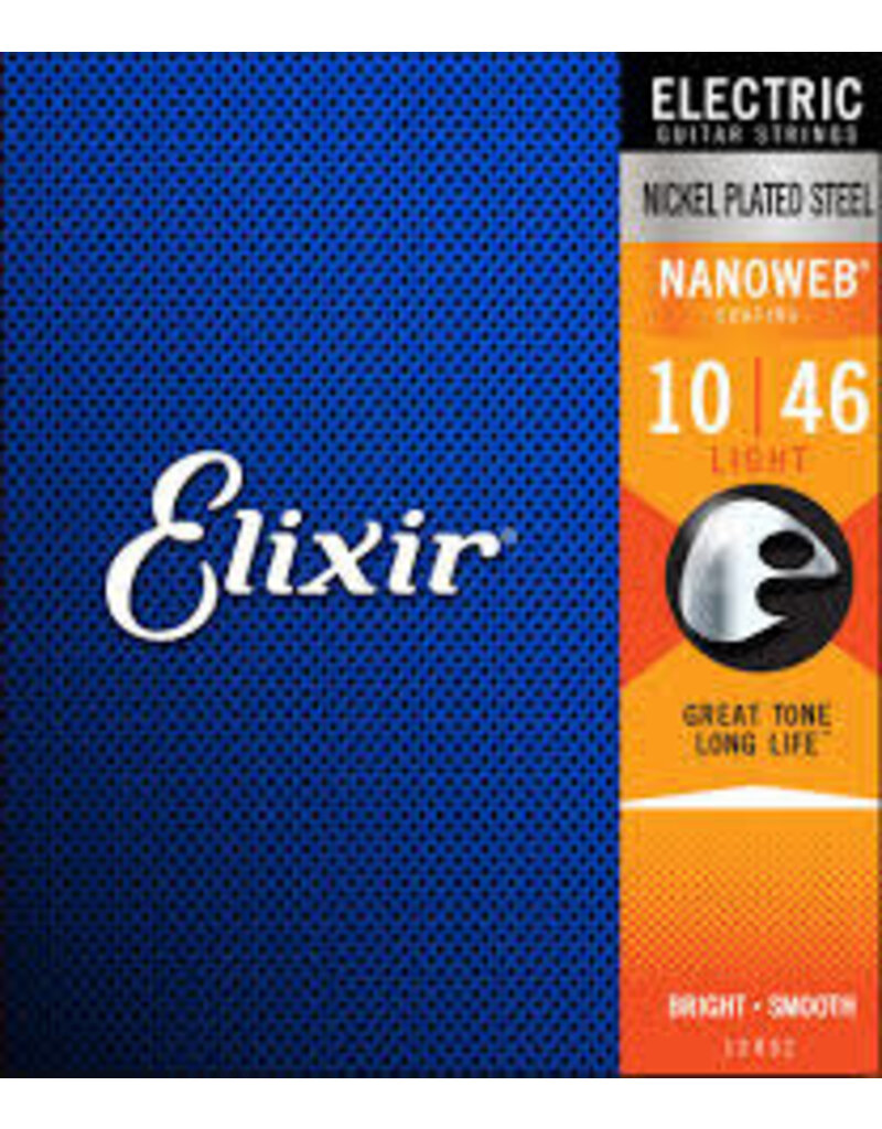 Elixir Elixir Strings 12052 Nanoweb Electric Guitar Strings -.010-.046 Light