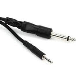 Hosa Hosa CMP-103 1/4" TS to 3.5 mm TRS Mono Interconnect Cable, 3'