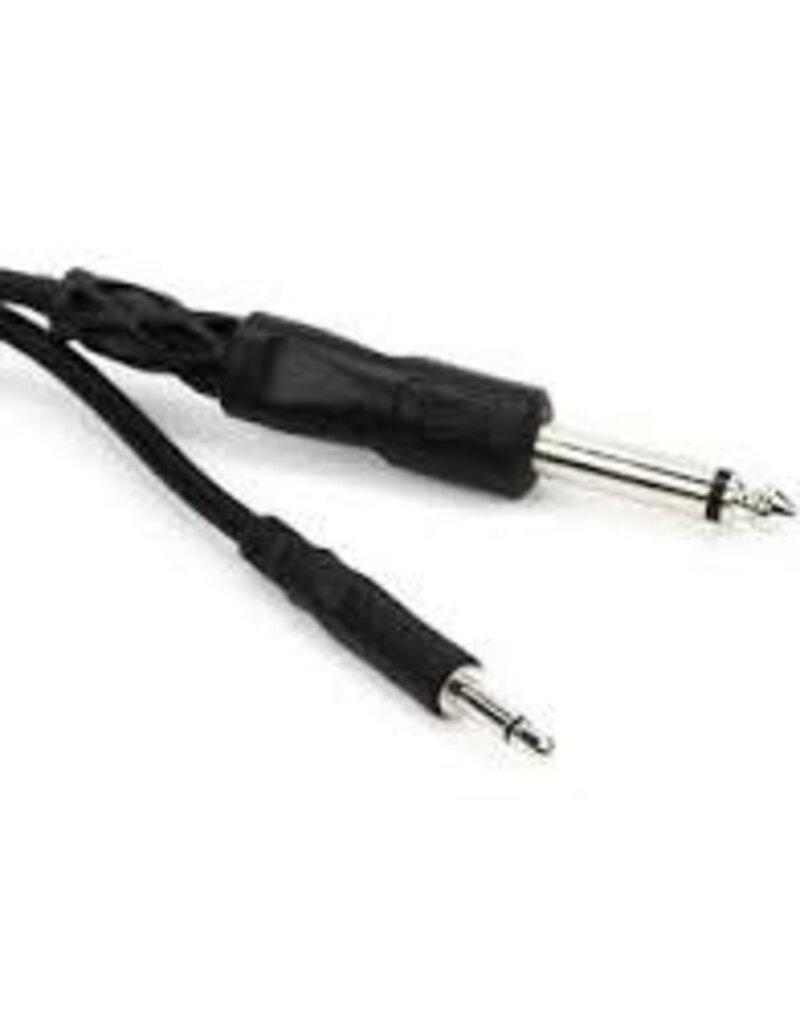 Hosa Hosa CMP-103 1/4" TS to 3.5 mm TRS Mono Interconnect Cable, 3'