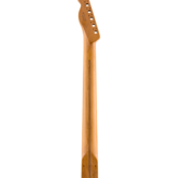 Fender Fender Roasted Maple Telecaster® Neck, 22 Jumbo Frets, 12", Maple, Flat Oval Shape