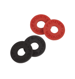 Fender Fender® Strap Blocks 4-Pack, Black (2) and Red (2)