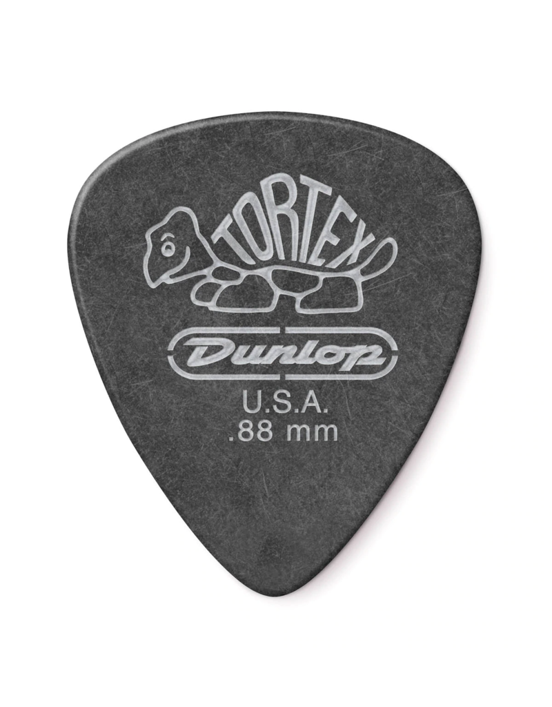 Dunlop Dunlop Tortex Pitch Black Standard Pick .88mm