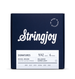 Stringjoy Stringjoy Signatures | Balanced Super Light Gauge (9-42) Nickel Wound Electric Guitar Strings