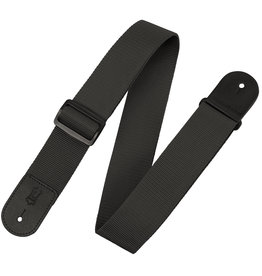 Levy's Leathers Levy's M8POLYBLK - 2 in. Polypropylene Guitar Strap with Leather Ends