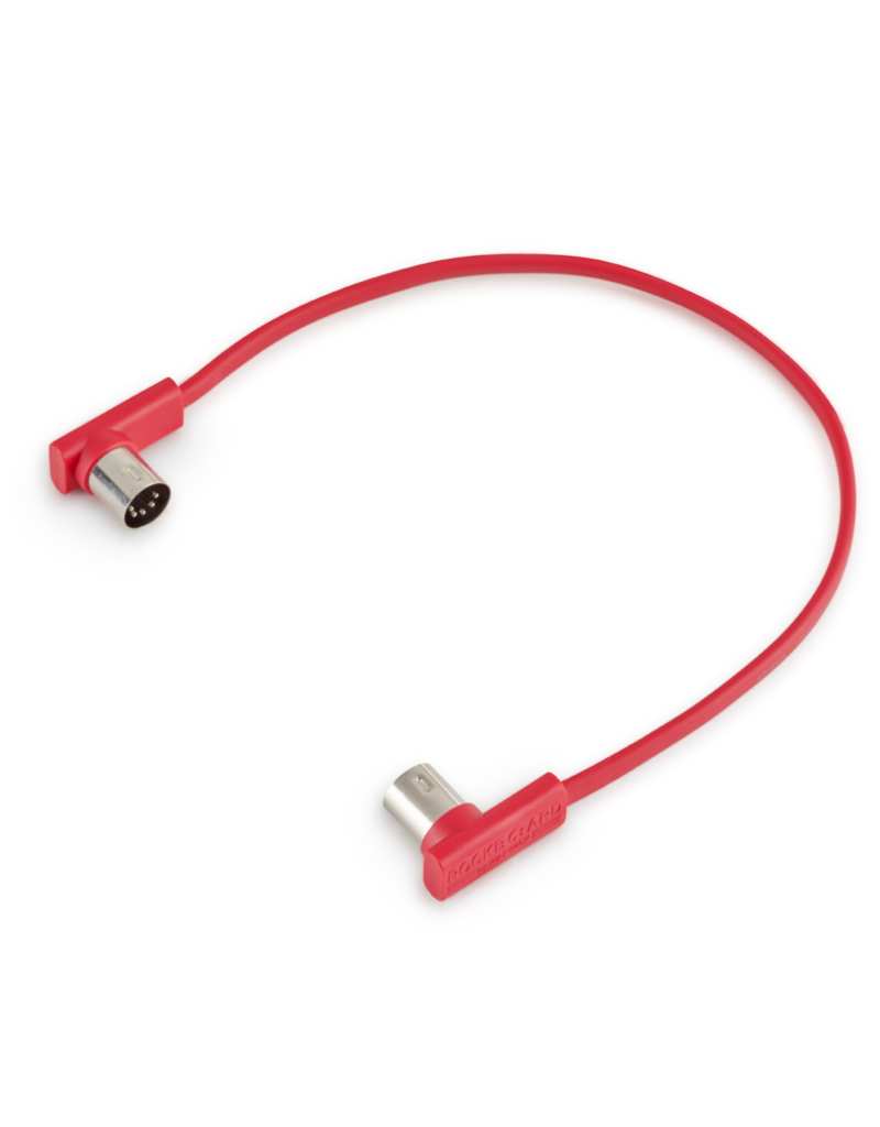 RockBoard RockBoard Flat MIDI Cable - Red, 30 cm