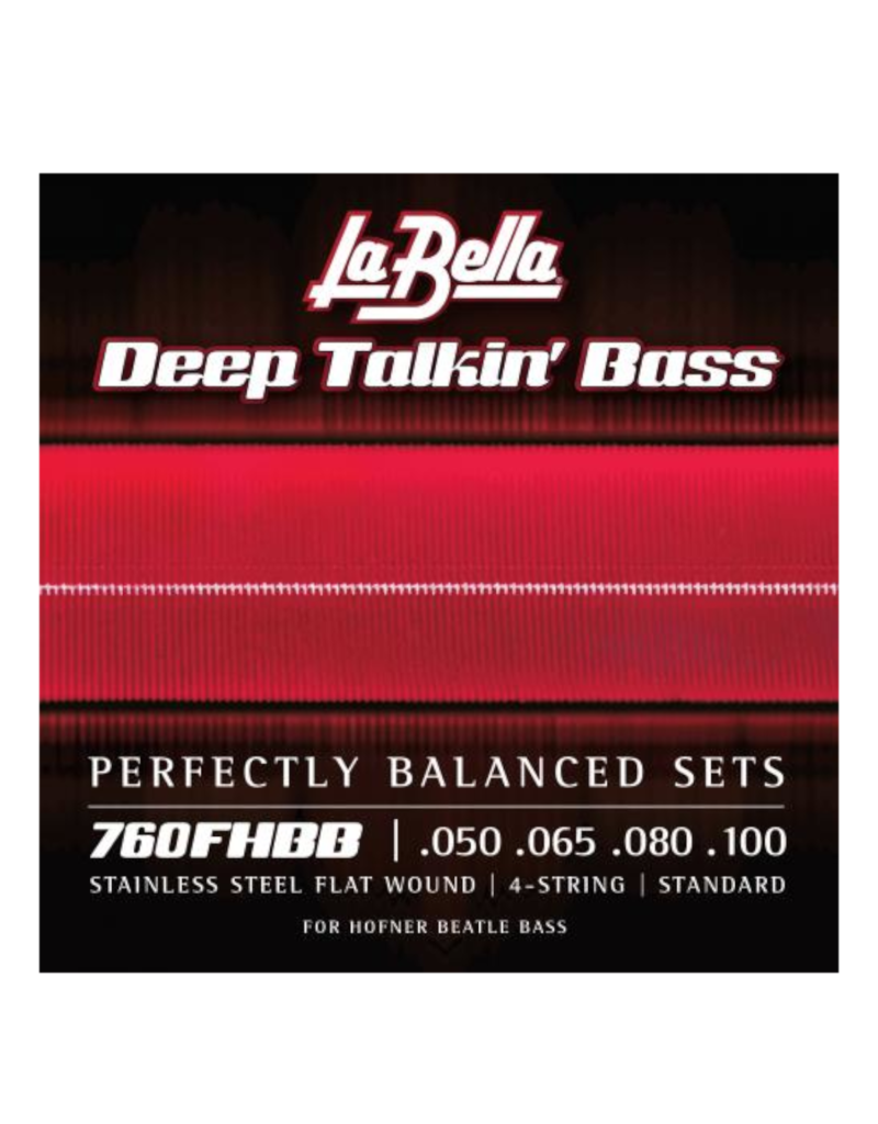 LaBella LaBella LABELLA BEATLE BASS FLAT WOUND SET 50-100