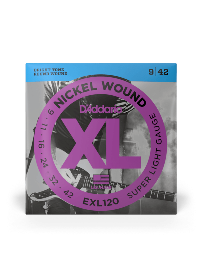 D'Addario D'Addario EXL120 Nickel Wound Electric Strings -.009-.042 Super Light