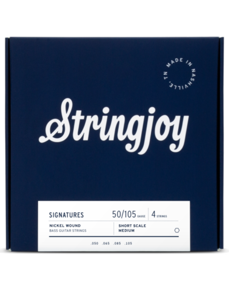 Stringjoy Stringjoy Custom 4 String Short Scale Nickel Wound Bass Guitar Strings