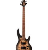 ESP LTD D-4 Bass, Poplar Black Natural Burst Satin