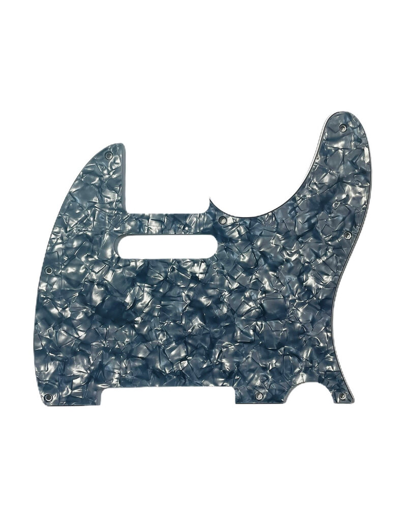 Allparts Allparts PG-0562 8-Hole Pickguard for Telecaster, Black Pearloid 3-Ply