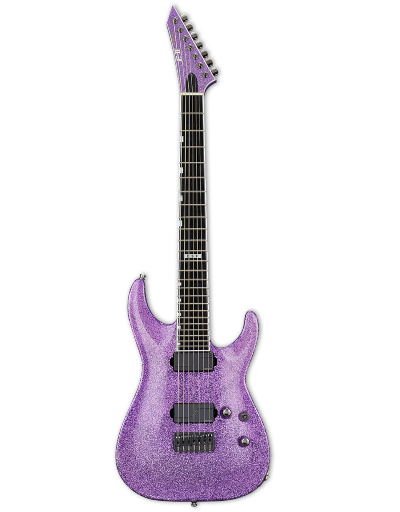 ESP E-II Horizon NT-7B hipshot Purple Sparkle