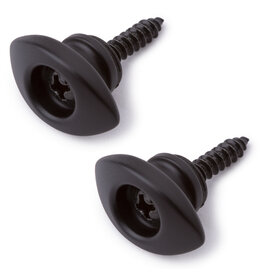 D'Addario D'Addario Elliptical End Pins, Black