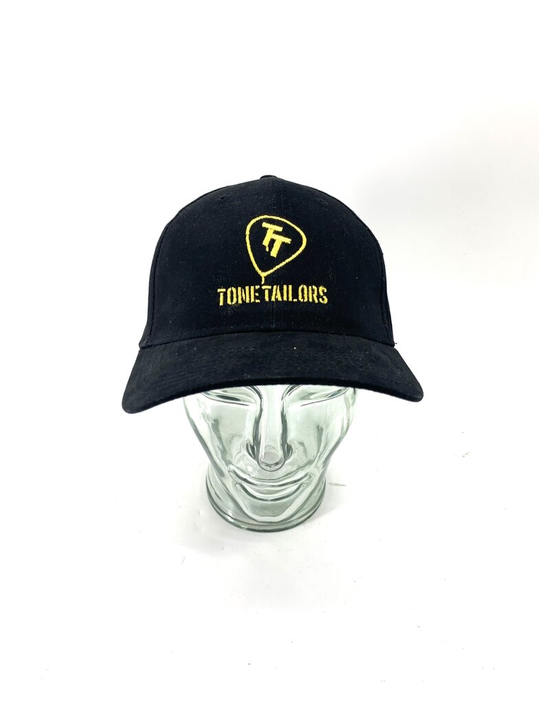 Tone Tailors Stencil Logo Hat, Black and Gold