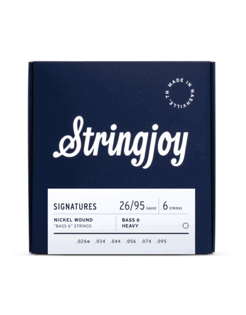 Stringjoy Stringjoy Signatures | Bass VI Balanced Heavy Gauge (26-95) Nickel Wound Guitar Strings