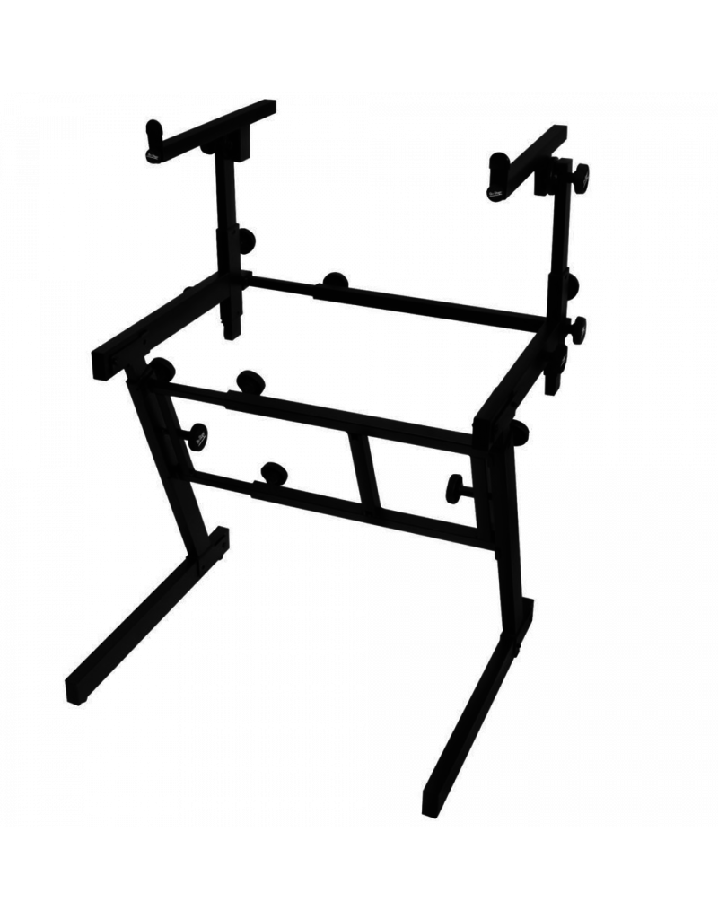 On Stage KS7365EJFolding-Z Keyboard Stand with Second Tier