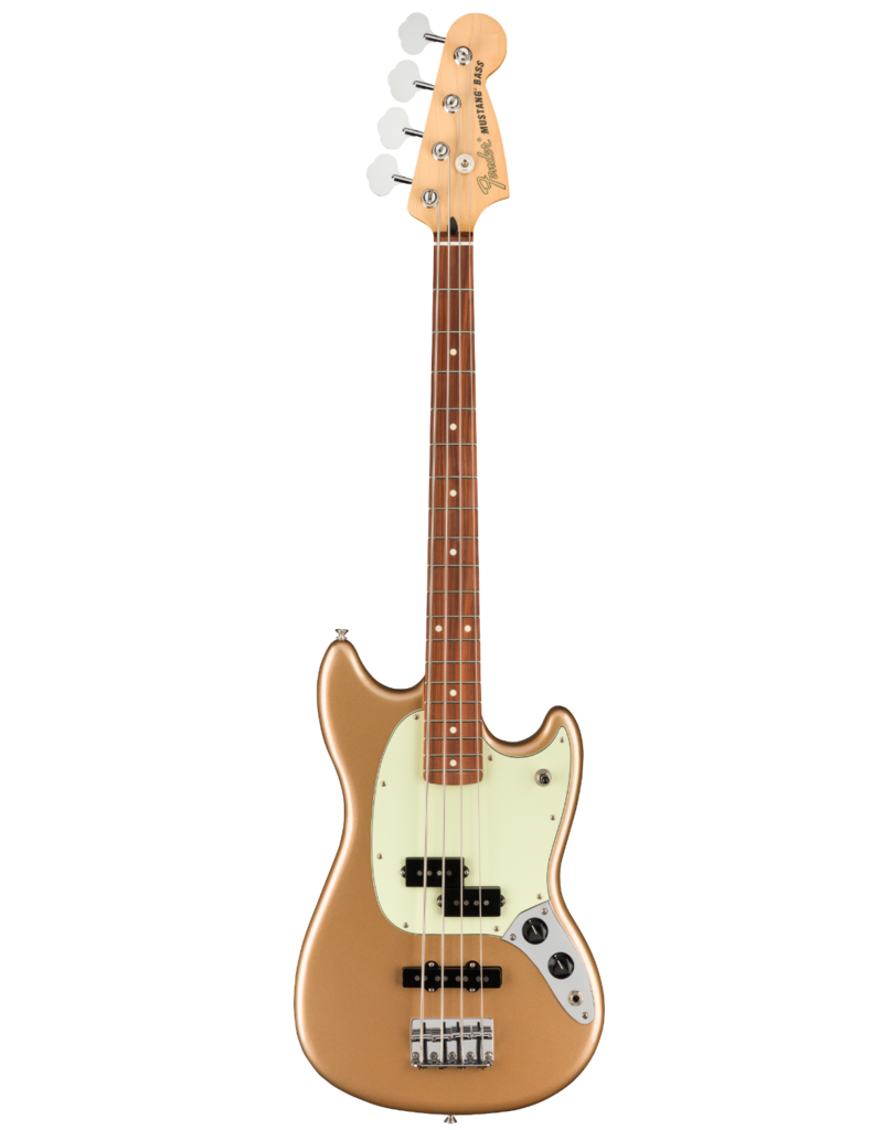 Fender Fender Player Mustang® Bass PJ, Pau Ferro Fingerboard, Firemist Gold