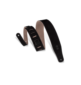 Levy's Leathers Levy MS26BLK - 2 1/2" suede guitar strap