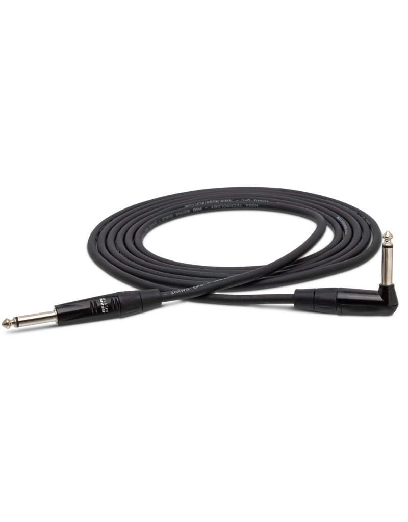 Hosa Hosa Pro Guitar Cable 10ft Straight to Right