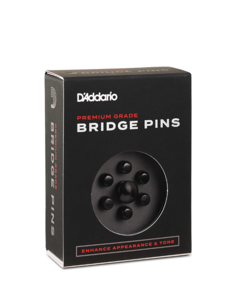 D'Addario D'Addario Bridge Pin and End Pin Kit - Ebony