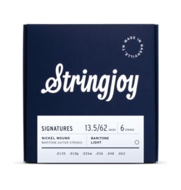 Stringjoy Stringjoy Signatures | Baritone Balanced Light Gauge (13.5-62) Nickel Wound Electric Guitar Strings
