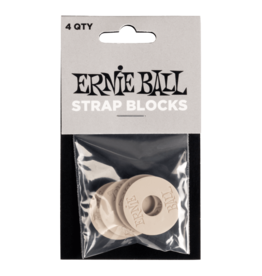 Ernie Ball Ernie Ball Strap Blocks 4PK - Grey