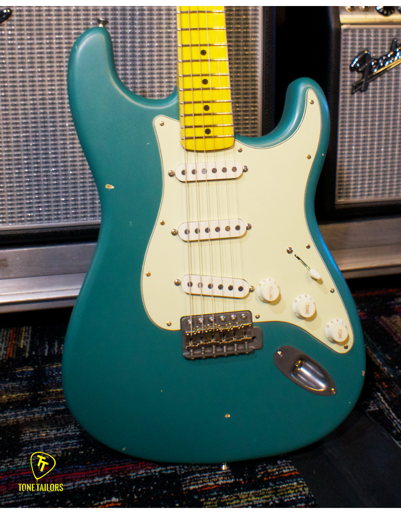 nash Nash Guitars S-63 Sherwood Green Metallic Light Aging