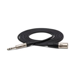 Hosa Hosa Pro Balanced Interconnect, REAN 1/4 in TRS to XLR3M 15ft